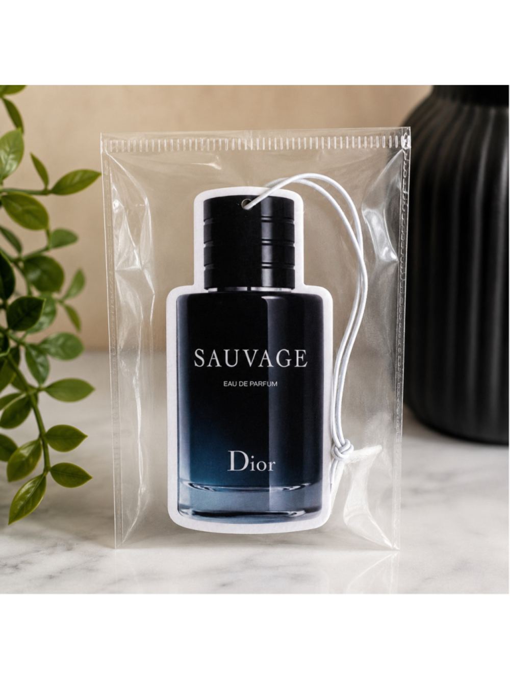 Men’s Luxury-Inspired Black Cologne Car Air Freshener